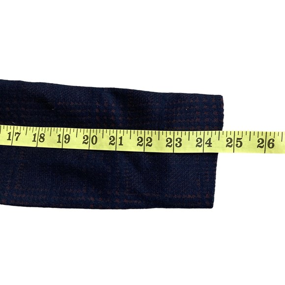 HUGO BOSS Womens 0 Javidar Bicolor Check Jersey Interlock Wool Blend Jacket NWOT - Picture 6 of 8